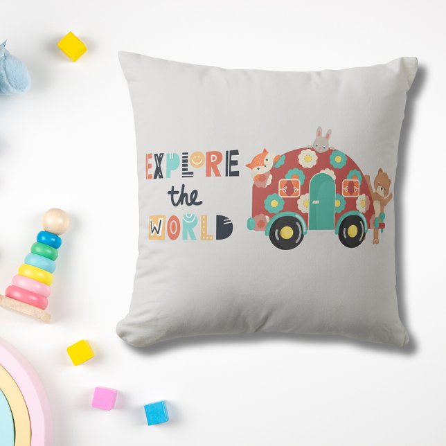 Coussin Explorateurs de bois Enfants (Créateur téléchargé)