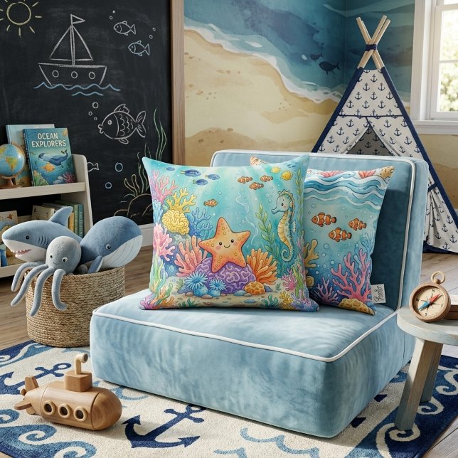 Coussin Explorateurs sous-marins (Créateur téléchargé)