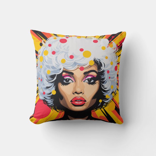 Coussin Explosion d'art pop (Recto)