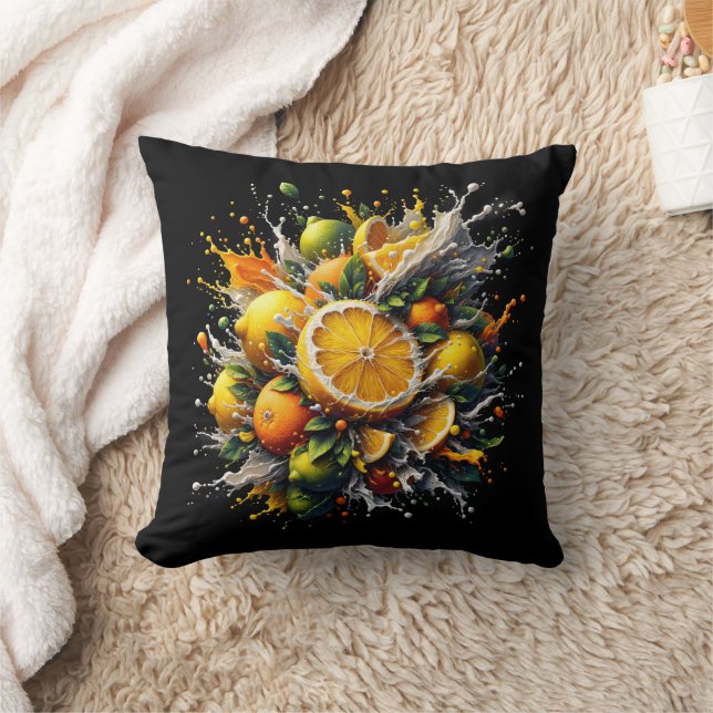 Coussin Explosion de Citrus (Couverture)