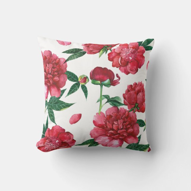 Coussin Explosion de Couleur Art Abstrait (Recto)