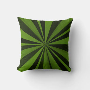 Coussin Explosion de couleur - Vert olive