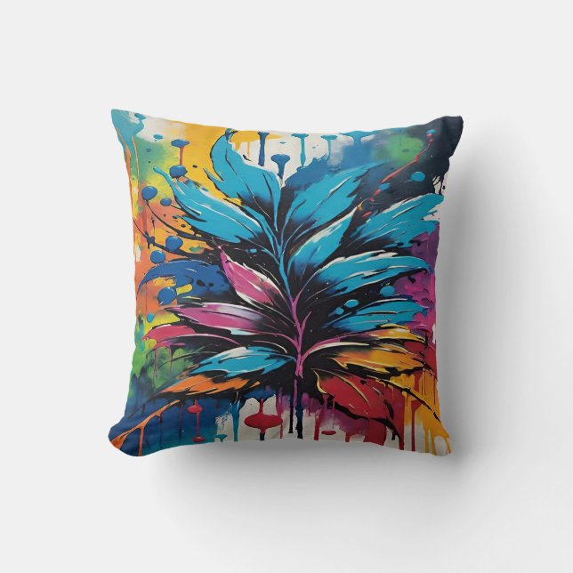 Coussin Explosion of Color (Recto)