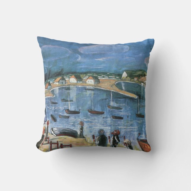 Coussin Expressionnisme vintage, Hidensee de Walter Gramat (Recto)