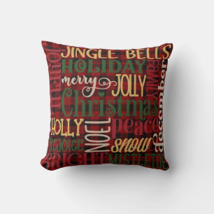 Coussin Expressions de Noël Lamberjack Buffalo Plaid 2