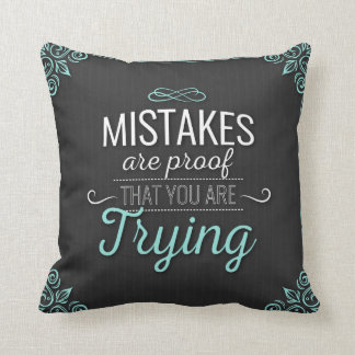 Coussin Exprime le carreau positif de citations
