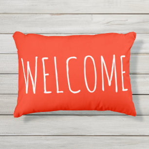 Coussin extérieur bienvenu d'accent de patio
