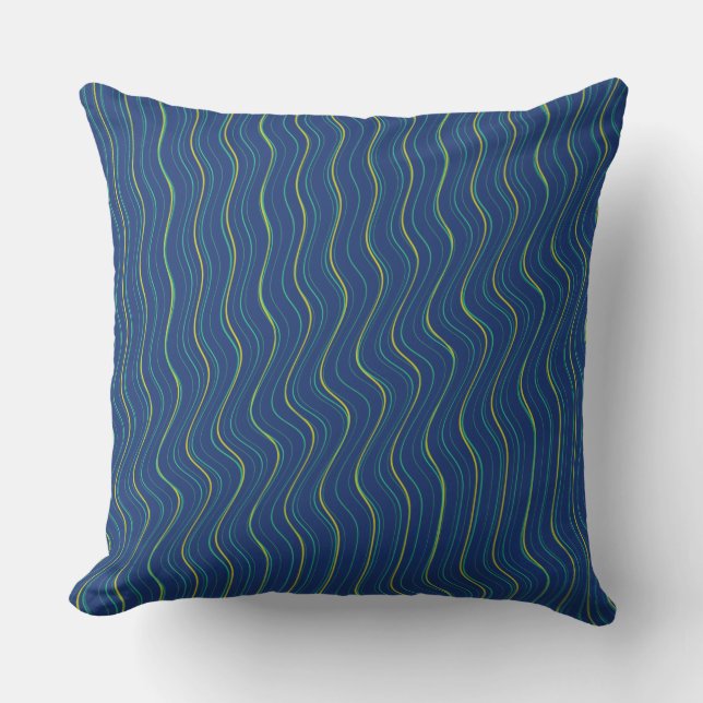 Coussin extérieur bleu (Recto)