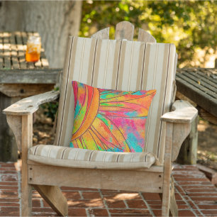 Coussin extérieur d'art original