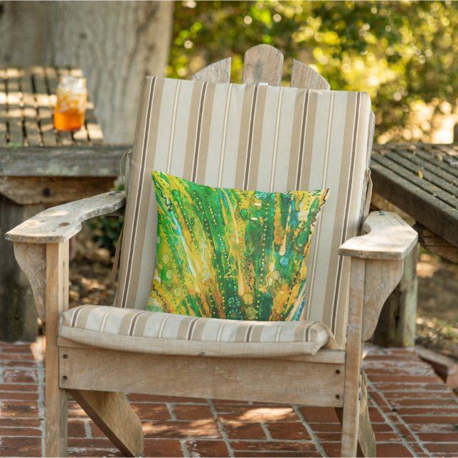 Coussin extérieur d'art original (Chaise)