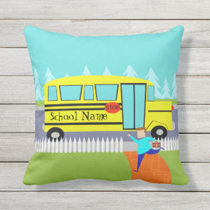 Coussin extérieur d'autobus scolaire contagieux