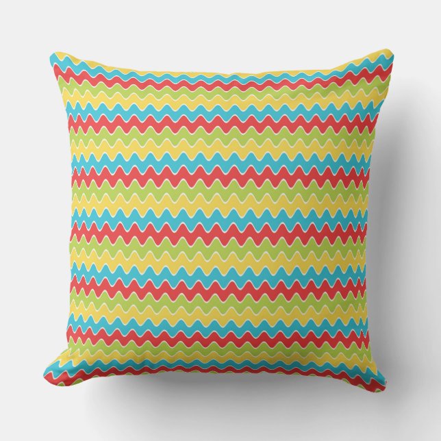 Coussin extérieur de couleur multi mexicaine de (Recto)
