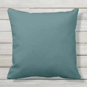 Coussin extérieur de couleur turquoise