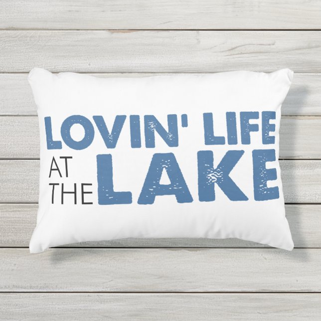 Coussin extérieur de la vie de lac Lovin (Devant)