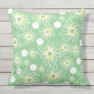 Coussin extérieur de plate-forme de marguerite