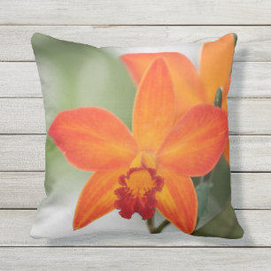 Coussin extérieur d'orchidée tropicale