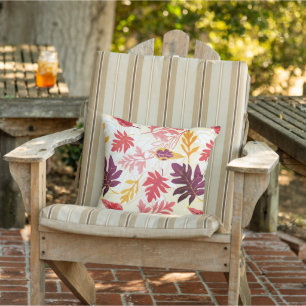 Coussin extérieur feuille en chute