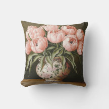 Coussin extérieur fleuri