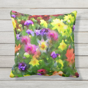 Coussin extérieur floral de jardin d'agrément
