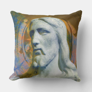 Coussin Extérieur Géant Arbres Violets