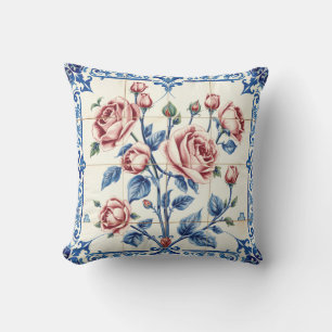 coussin extérieur jardin de roses