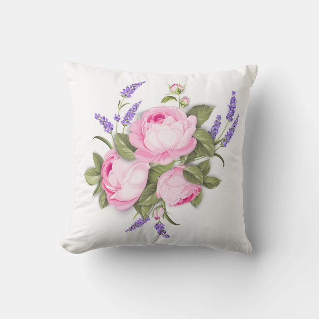 Coussin extérieur Jetez Pillow Peony (Recto)