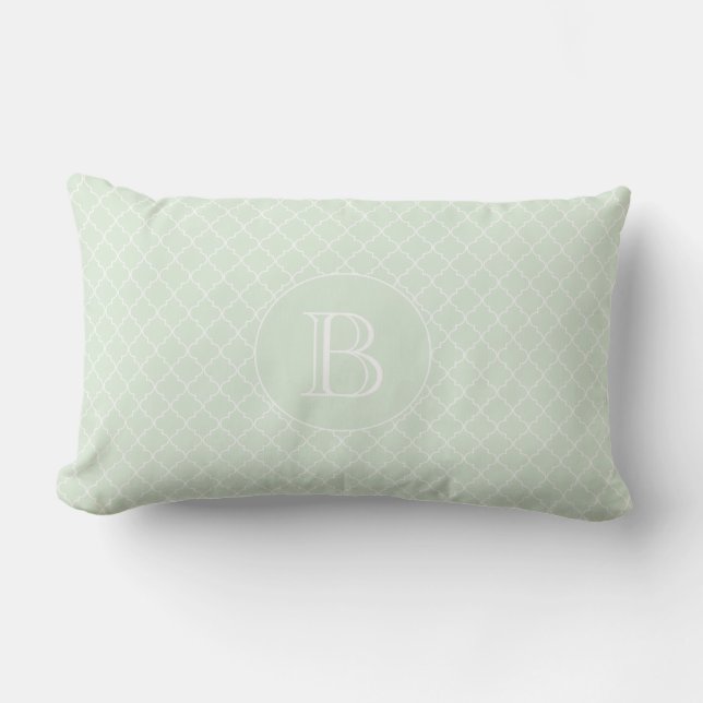 Coussin extérieur | Monogramme Motif de Quatrefoil (Recto)