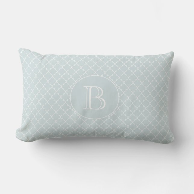 Coussin extérieur | Monogramme Motif de Quatrefoil (Recto)