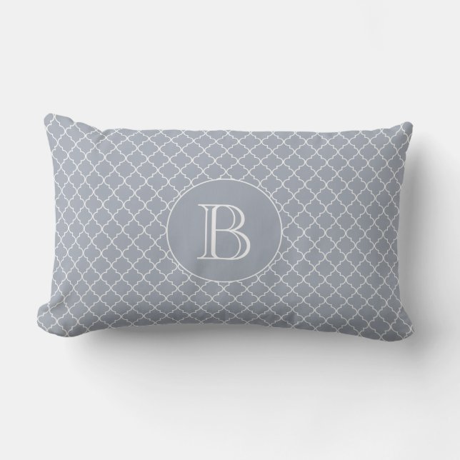 Coussin extérieur | Monogramme Motif de Quatrefoil (Recto)