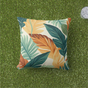 Coussin Extérieur Palmiers Tropicaux