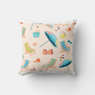 Coussin extérieur pour journée d'été à la plage
