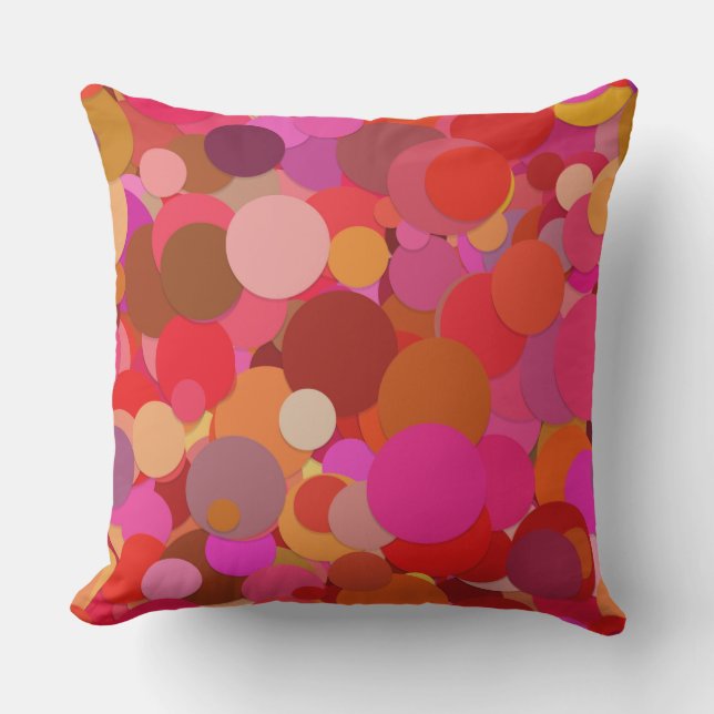 coussin extérieur red dot confetti (Recto)
