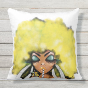 Coussin extérieur sirotant