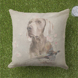 Coussin extérieur Weimaraner