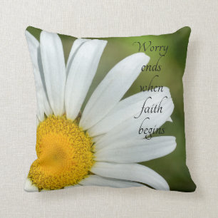 Coussin Extrémités d'inquiétude quand la foi commence l