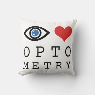 Coussin Eye Love Heart Optometry - Optométriste Tableau de