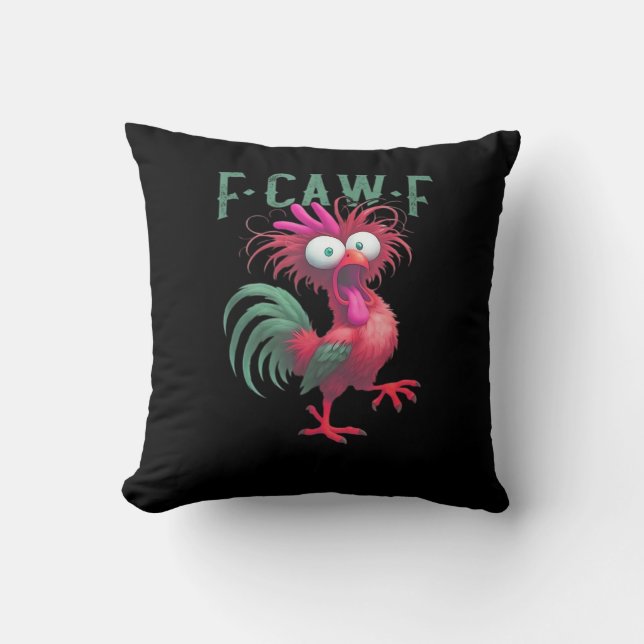 Coussin F-Caw-F Chicken Minimal Clean (Recto)