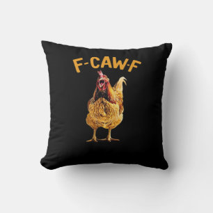 Coussin F-Caw-F-Chicken Style Créatif Classique