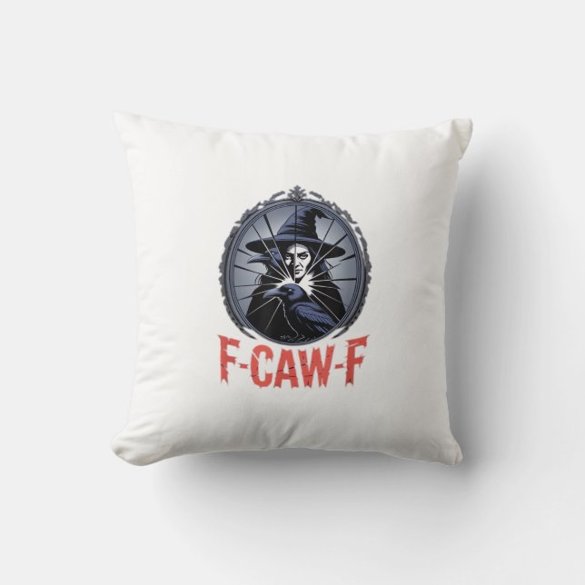Coussin F-Caw-F Classic Retro Graphic (Recto)