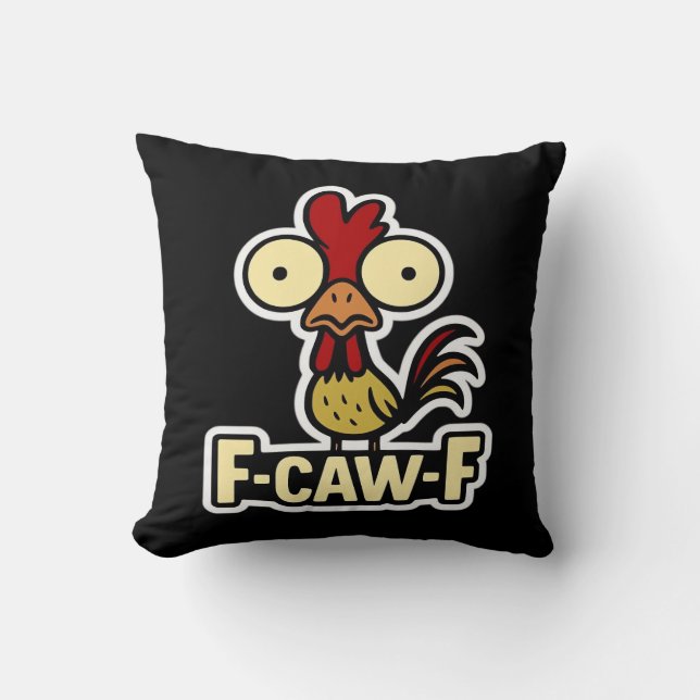 Coussin F-Caw-F Classic Vintage Graphic (Recto)
