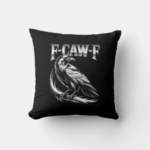 Coussin F-Caw-F Corbeau Féminin Tendance Décontractée