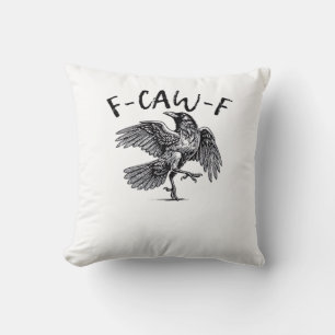 Coussin F Caw F Corbeau Style Rétro Classique