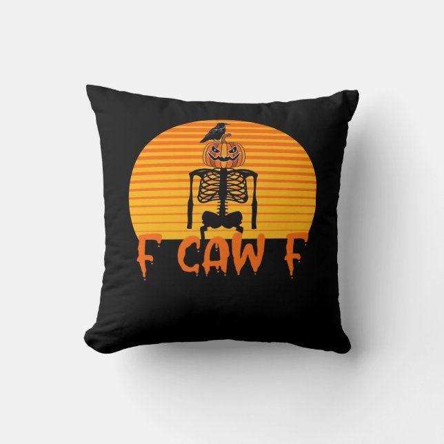 Coussin F-Caw-F Crow Classic Aesthetic Casual (Recto)