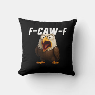 Coussin F-Caw-F Drôle F-Caw-F Équipement Rétro Classique