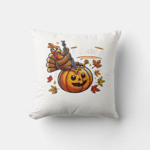 Coussin F-Caw-F Drôle pour hommes femmes Thanksgiving-Noël