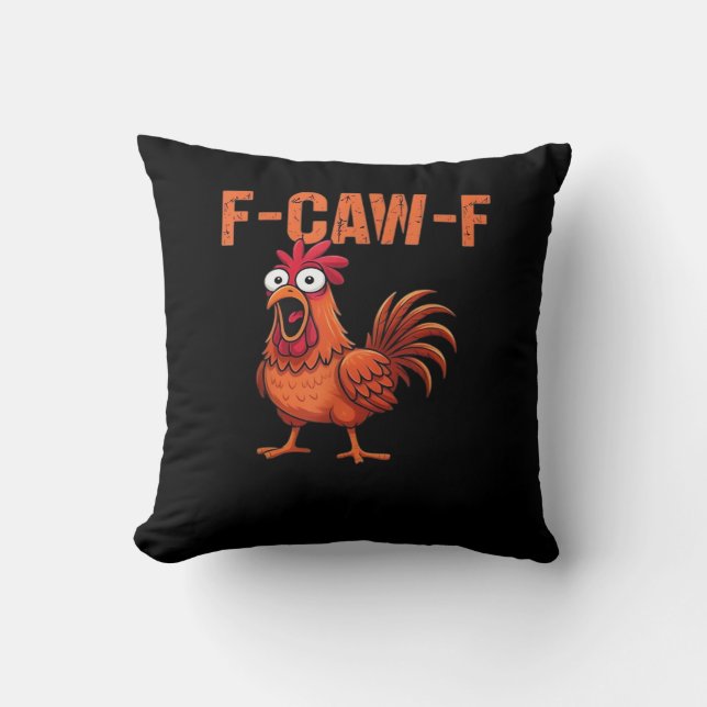 Coussin F Caw F Funny Chicken Classic Trendy Modern Style (Recto)