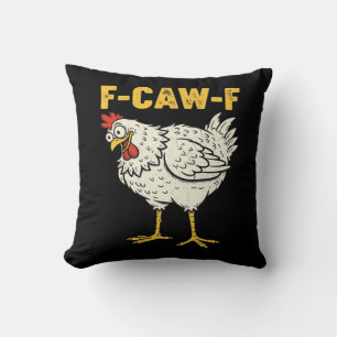 Coussin F-Caw-F Poulet Classique Rétro Cool