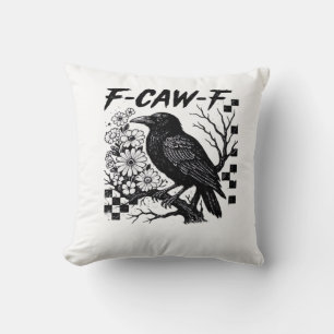 Coussin F Caw F Style essentiel drôle et tendance