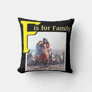 Coussin F pour la famille