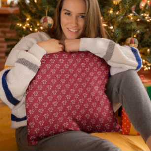 Coussin Fa La La Festive Holly Christmas